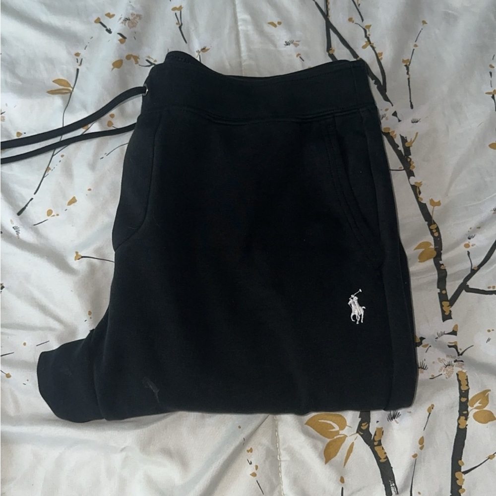 Black polo tech pants size medium